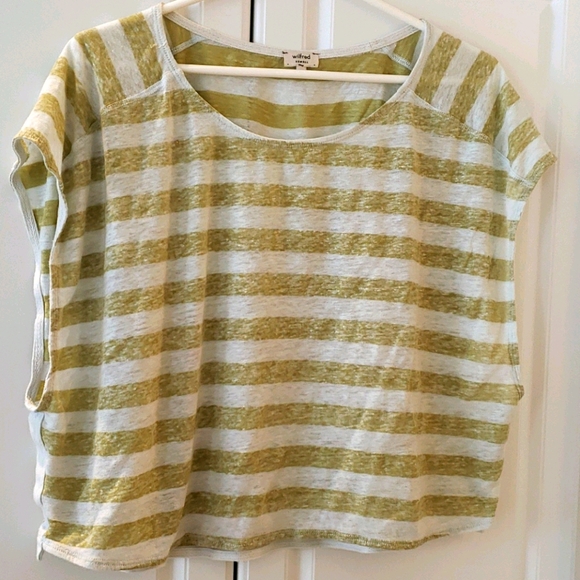 Aritzia Wilfred Low Armhole Linen Top - Picture 1 of 7